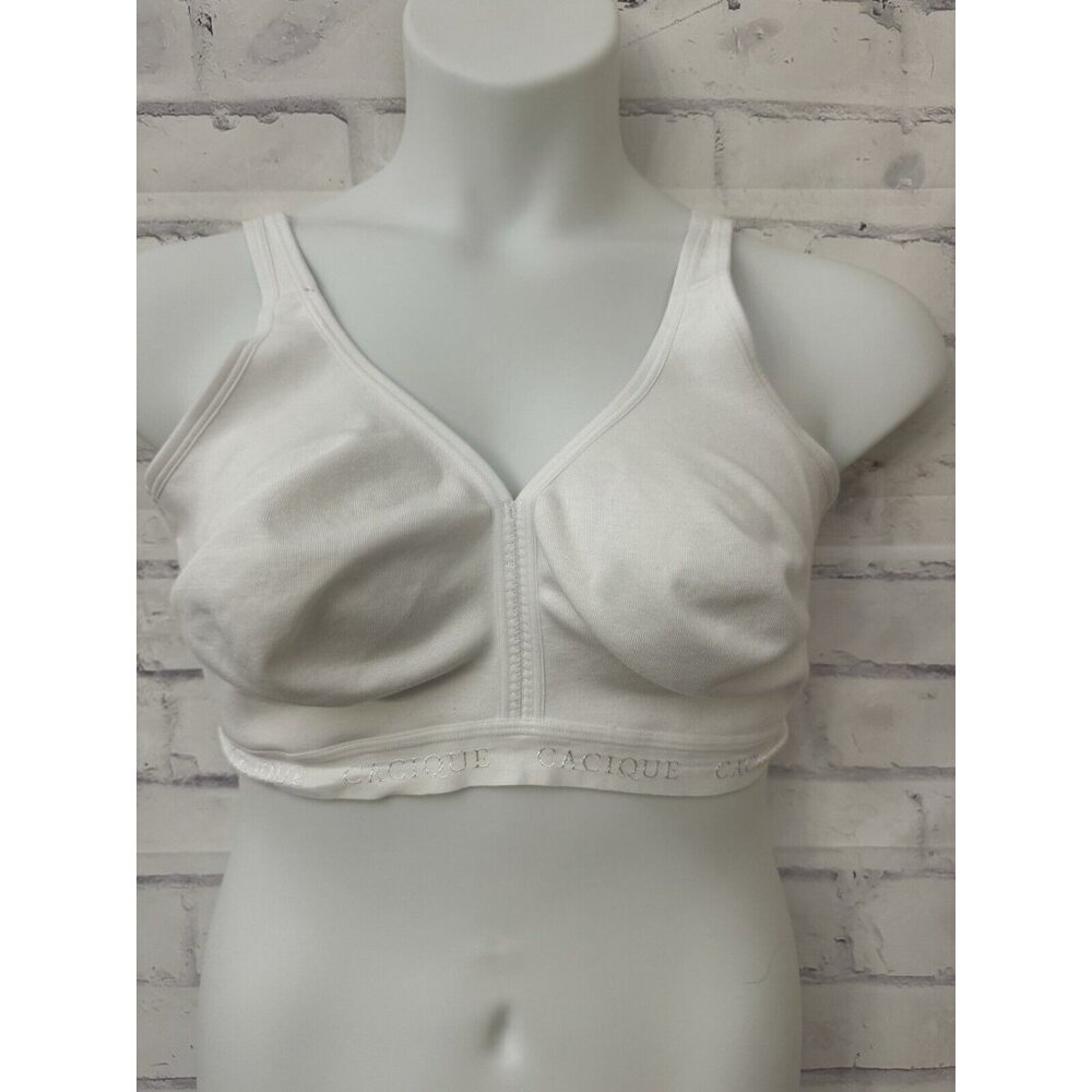 Cacique Bra Size 40DDD‎ Unlined Full Coverage No Wire Comfort